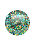 Portuguese Cut Round Green Moissanite Stones Boutique CZ