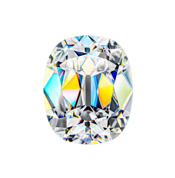 Unique Rectangular Old Mine Cut Moissanite Stones by Boutique CZ