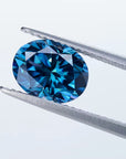 Blue Oval Cut Moissanite Loose Stones - Boutique CZ