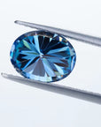 Blue Oval Cut Moissanite Loose Stones - Boutique CZ