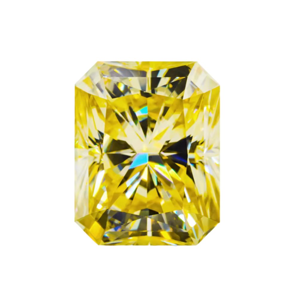 Canary Yellow Radiant Cut Moissanite Stones - Boutique CZ