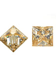 Champagne Princess Cut Moissanite Stones - Boutique CZ