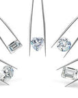 Criss Cut Radiant Moissanite Stones - Boutique CZ