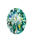Cyan Blue Oval Cut Moissanite Loose Stones - Boutique CZ