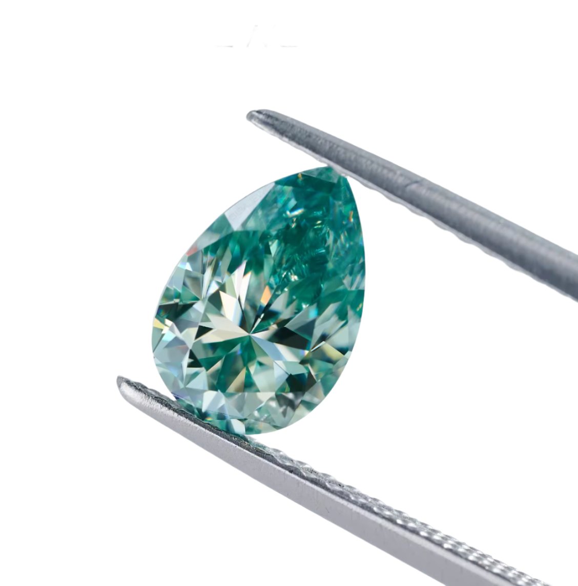 Cyan Blue Pear Cut Moissanite Stones - Boutique CZ