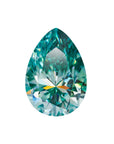 Cyan Blue Pear Cut Moissanite Stones - Boutique CZ