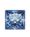 Deep Blue Princess Cut Moissanite Stones - Boutique CZ