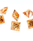 Deep Champagne Princess Cut Moissanite Stones - Boutique CZ