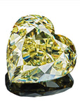 Fancy Canary Yellow Heart Cut Moissanite Stones - Boutique CZ