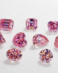 Fancy Pink Pear Cut Moissanite Stones - Boutique CZ