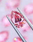 Fancy Pink Pear Cut Moissanite Stones - Boutique CZ