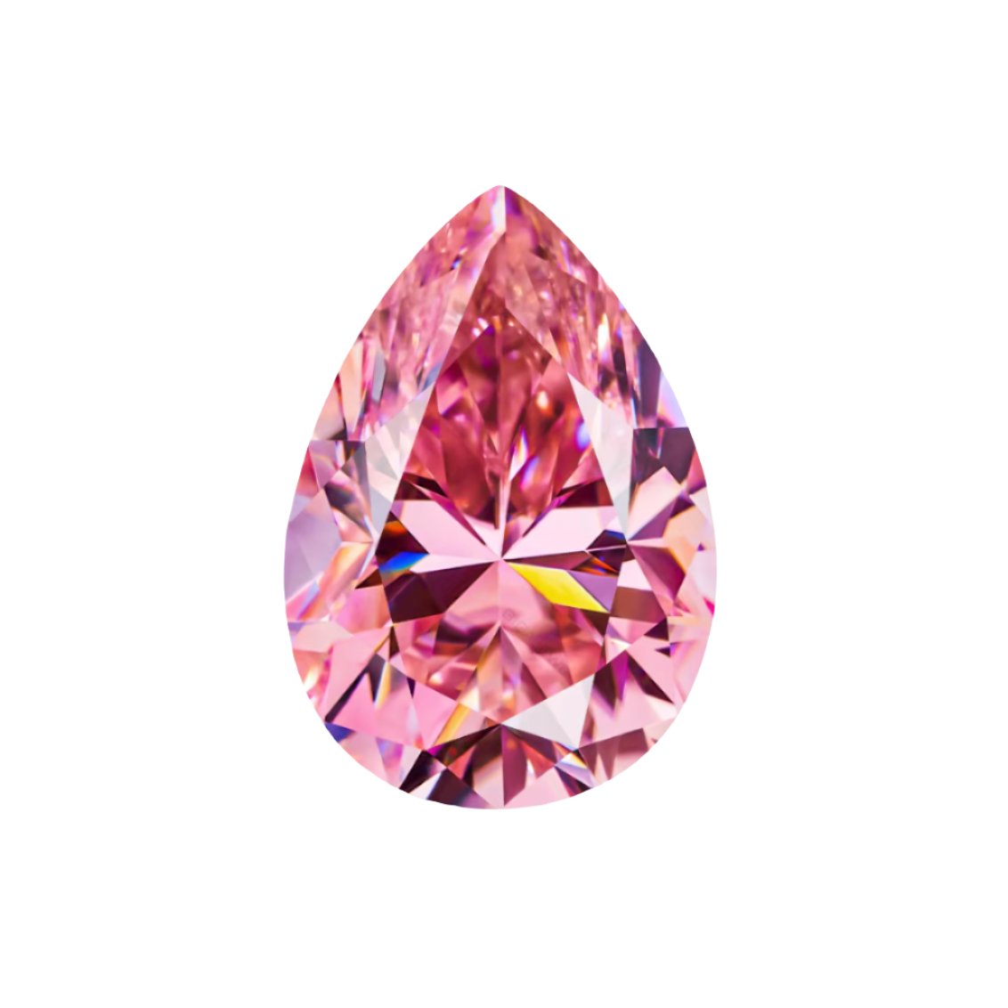 Fancy Pink Pear Cut Moissanite Stones - Boutique CZ