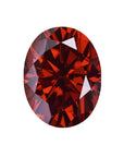 Fancy Red Oval Cut Moissanite Loose Stones - Boutique CZ