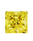 Fancy Yellow Crushed Ice Princess Cut Moissanite Stones - Boutique CZ