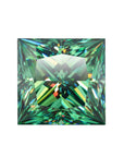 Green Princess Cut Moissanite Stones - Boutique CZ
