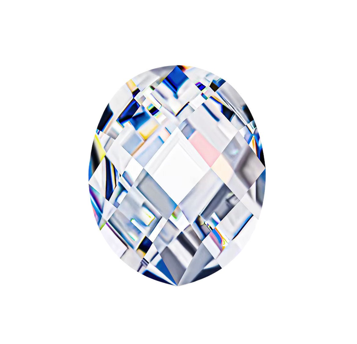 Oval Rose Cut Moissanite Stones - Boutique Pavè