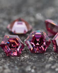 Pink Hexagon Cut Moissanite Stones - Boutique CZ