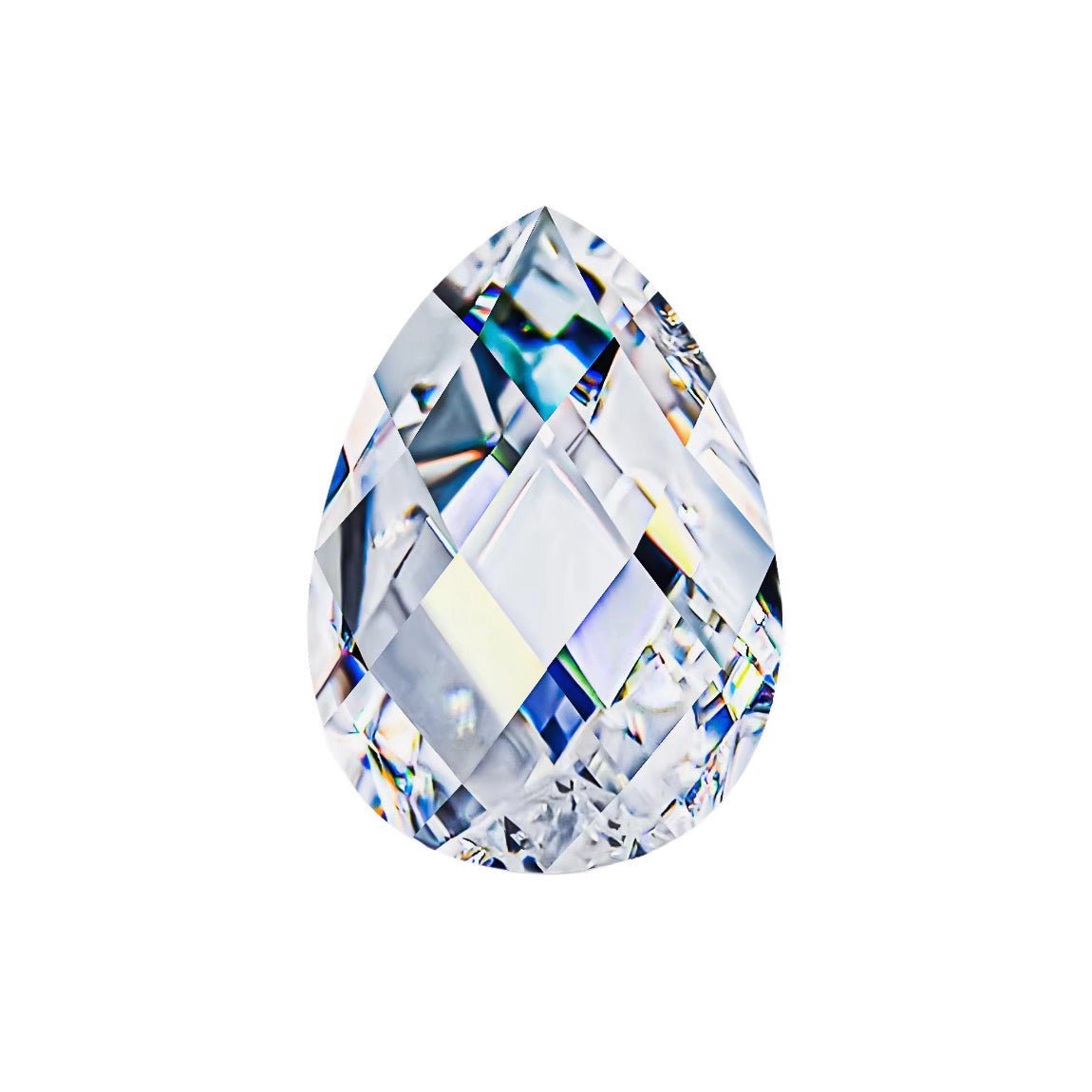 Rose Cut Pear Moissanite Stones - Boutique CZ