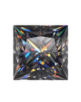 Smoke Grey Princess Cut Moissanite Stones - Boutique CZ