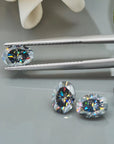Smokey Gray Oval Cut Moissanite Loose Stones - Boutique CZ