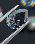 Smokey Gray Pear Cut Moissanite Stones - Boutique CZ