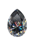 Smokey Gray Pear Cut Moissanite Stones - Boutique CZ