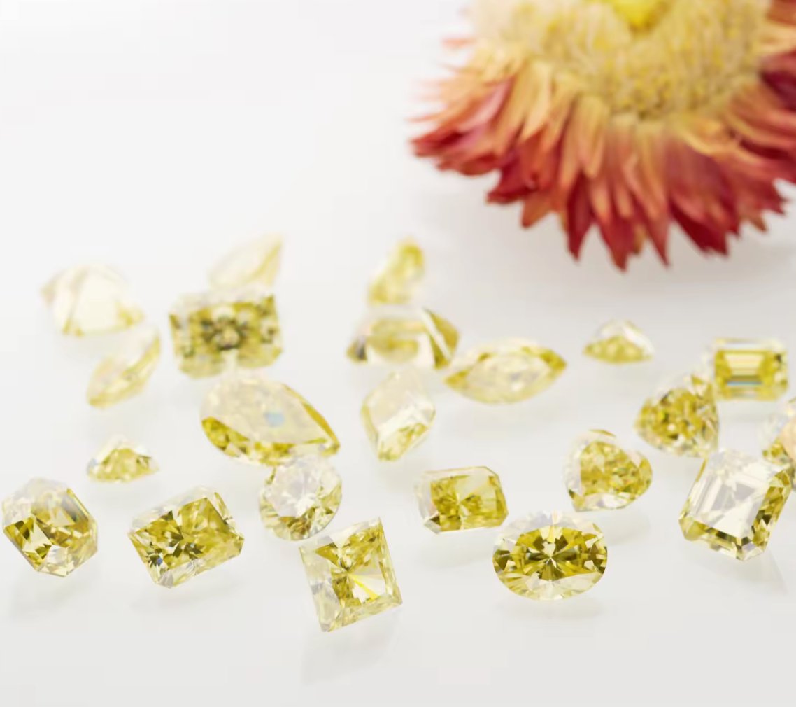 Vivid Yellow Marquise Cut Moissanite Stones - Boutique CZ