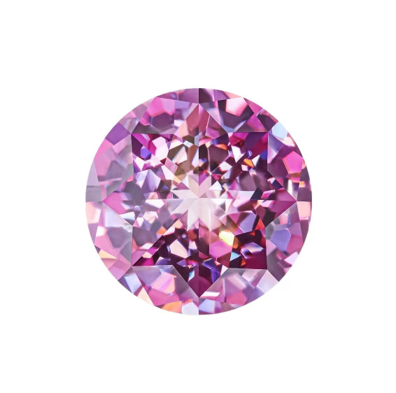 unique pink jubilee cut moissanite stones boutique CZ