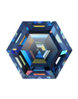 Dark Blue Hexagon Cut Moissanite Stones - Boutique CZ