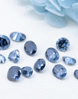 Deep Blue Radiant Cut Moissanite Stones - Boutique CZ