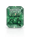 Fancy Green Radiant Cut Moissanite Stones - Boutique CZ