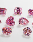 Fancy Pink Heart Cut Moissanite Stones - Boutique CZ