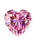 Fancy Pink Heart Cut Moissanite Stones - Boutique CZ