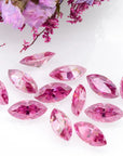 Fancy Pink Marquise Cut Moissanite Loose Stones - Boutique CZ