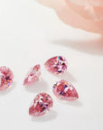 Fancy Pink Pear Cut Moissanite Stones - Boutique CZ