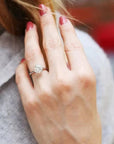 One Carat Brilliant Round Cut Lab Created Diamond Bezel Solitaire Engagement Ring in 14 Karat White Gold - Boutique Pavè